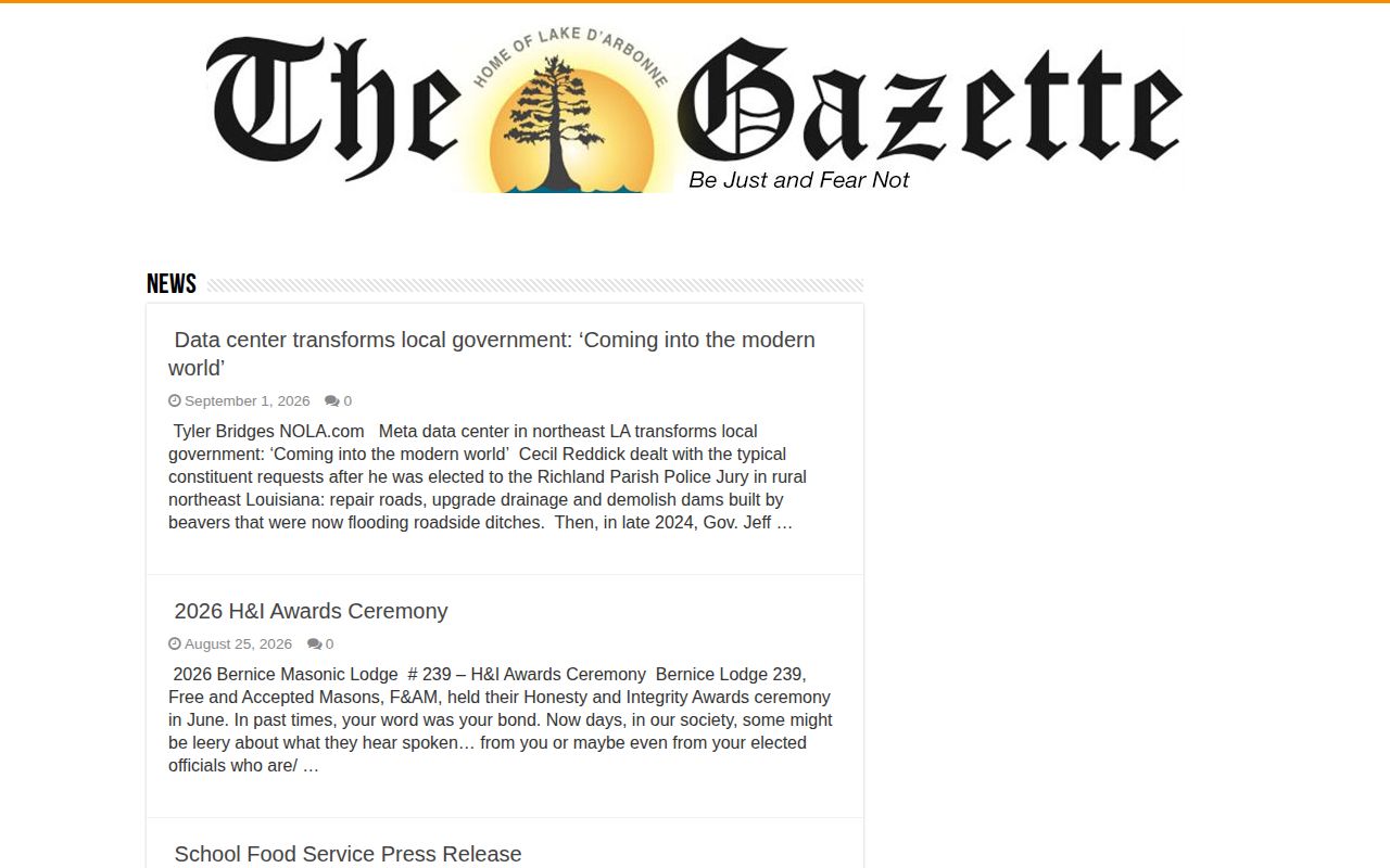 Union Parish arrest news archive at The Gazette